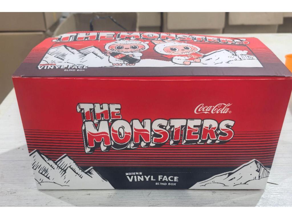 POPMART Labubu Coca-Cola Edition Vinyl Plysj Blindboks - Sit Sit Party Series Trendy Leke