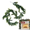 Christmas Garland Real Touch Artificial Greenery Garland Winter Pine Garland for Table Mantle Wall Indoor Outdoor