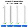For Apple Pencil Tip Double Layer Soft Hard Pen Nib For Apple Pencil Pro/ 1st 2nd Generation USB C 2B HB iPad Pencil Accessories