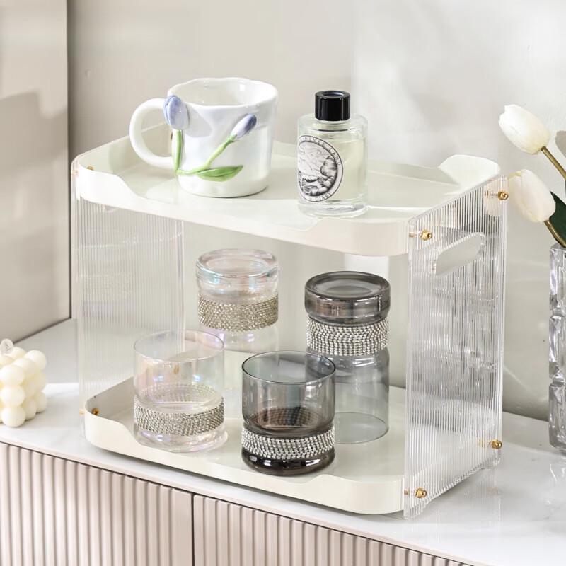 Acrylic Double-Layer Cup Holder