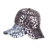 Women's Leopard Print Baseball Cap Spring Summer Color Letter Sun Hat Ponytail Panama Cap Visor Hats Snapback Hat