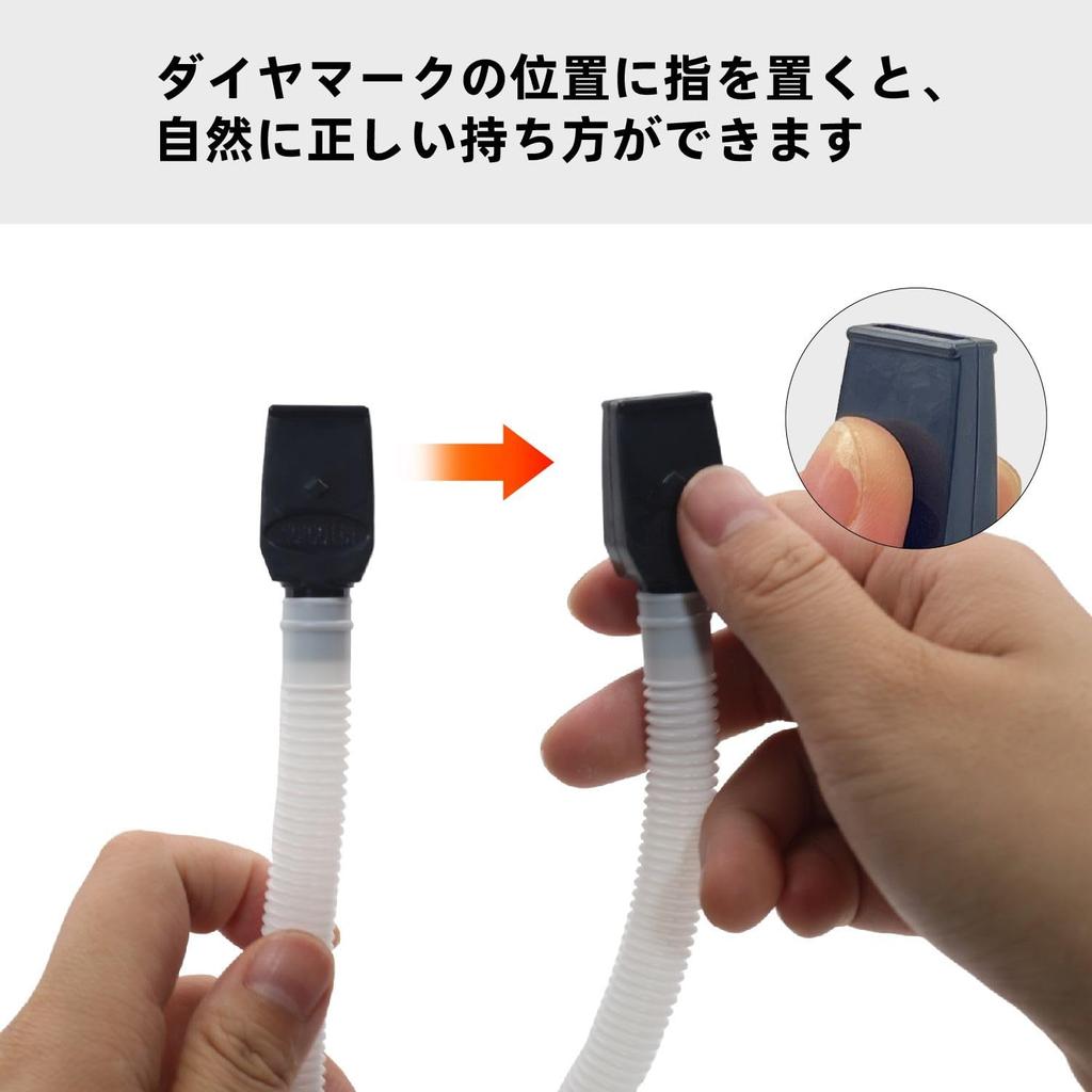 KKLM Melodion Key Harmonica with Tabletop Mouthpiece Straight White Set, Type,