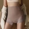 High Waist Butt Lifter Briefs Silk Seamless Shapewear Elastic Tummy Control Underwear  Postpartum