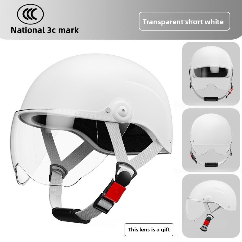 Electric Car Helmet Men and Women Cute Half Helmet