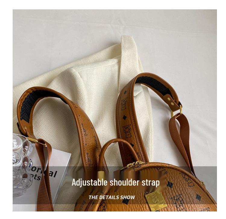 Κορεάτικη Ελαφριά Πολυτέλεια Ρετρό Σακίδιο Πλάτης: Σικ, Ευέλικτο & Ελαφρύ με Χαριτωμένο Σχέδιο Αρκούδας για Ταξίδια και Μετακινήσεις