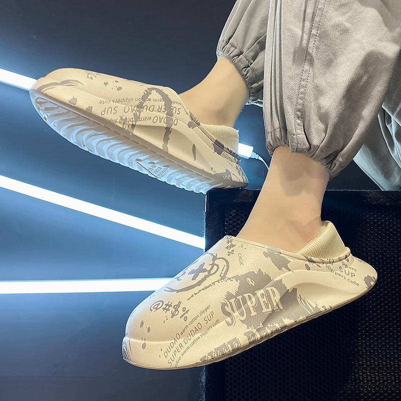 Зимняя пара плюс бархат теплые хлопковые туфли ленивые туфли повседневная мода плюс — фото 11