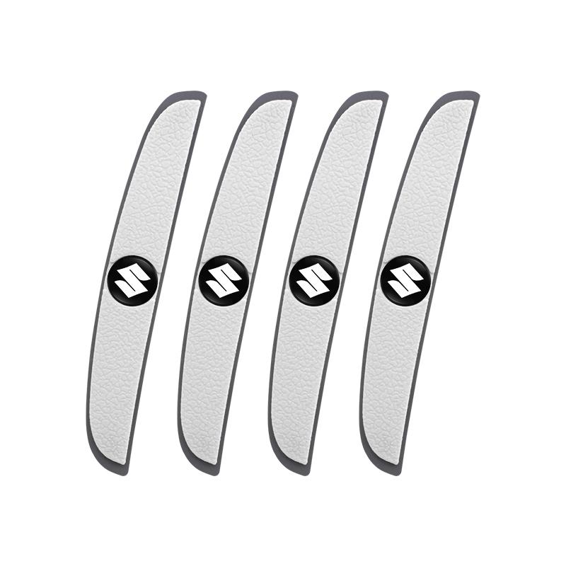 4Pcs Car Door Anti Collision Strip Rearview Mirror Protector Stickers For Suzuki S-cross Celerio Samurai Kaiser Swace Across SX4