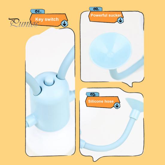 Lampe de chevet à LED de forme variable, veilleuse amusante avec ventouse, lueur douce, forme de bricolage, ampoule mignonne, mini veilleuse pour homme