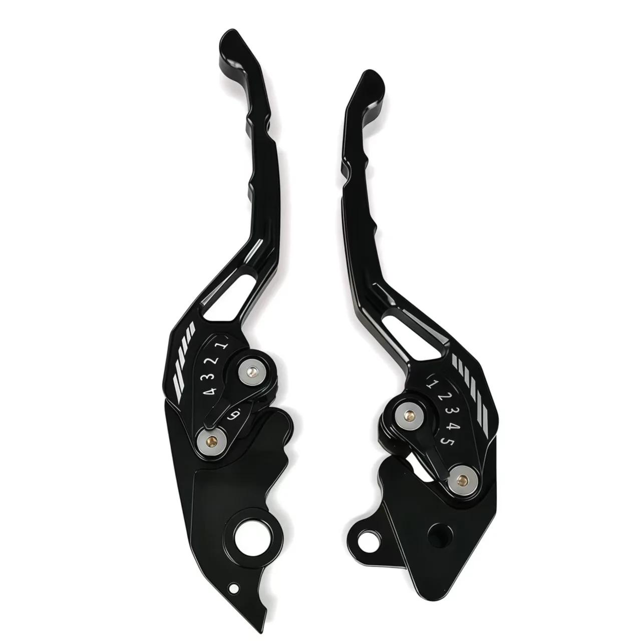 

Six-Level Adjustable Aluminum Alloy Motorcycle Handlebar Handle For Custom Brake Lever Position And Enhanced Ride Safety чёрный