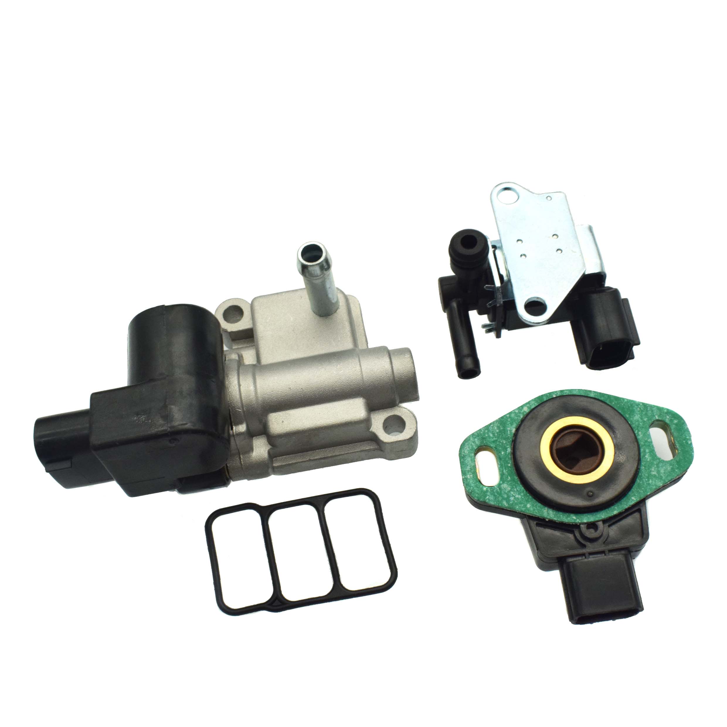 

For Honda CR-V CRV 2002-2005 2.4L Idle Air Control Valve or Throttle Position Sensor or Solenoid Control Valve or Connector Plug Kit 003