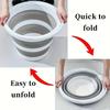 10LPortable Folding Water Bucket,car Outdoor Fishing Bucket,travel and Household Multi-purpose expandable Bucket Car Wash Bucket