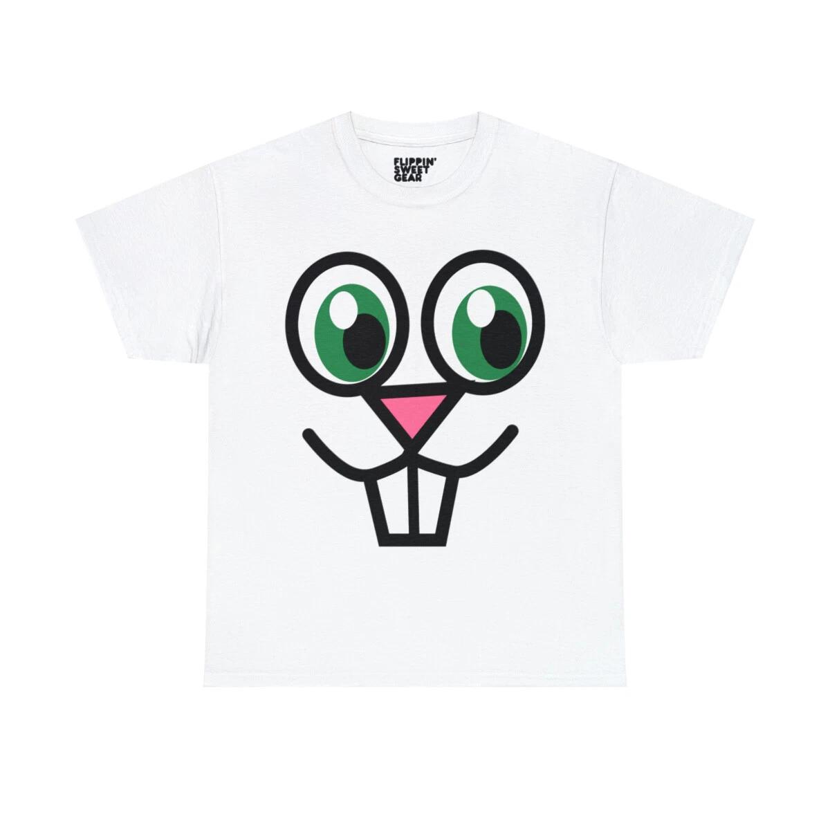 Easter Bunny Face Graphic Tee Shirt S