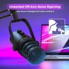 Professional Studio Quality USB Microphone with Double Connectivities for Clear Sound Recording Offering Versatility