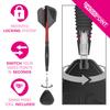 TARGET Darts Scope Steel Tip Swiss Point Tungsten Dart Barrel Steel Tip Darts Red Black Swiss Point Tool Professional Dart Set Darts, 90% Set, 04-22G