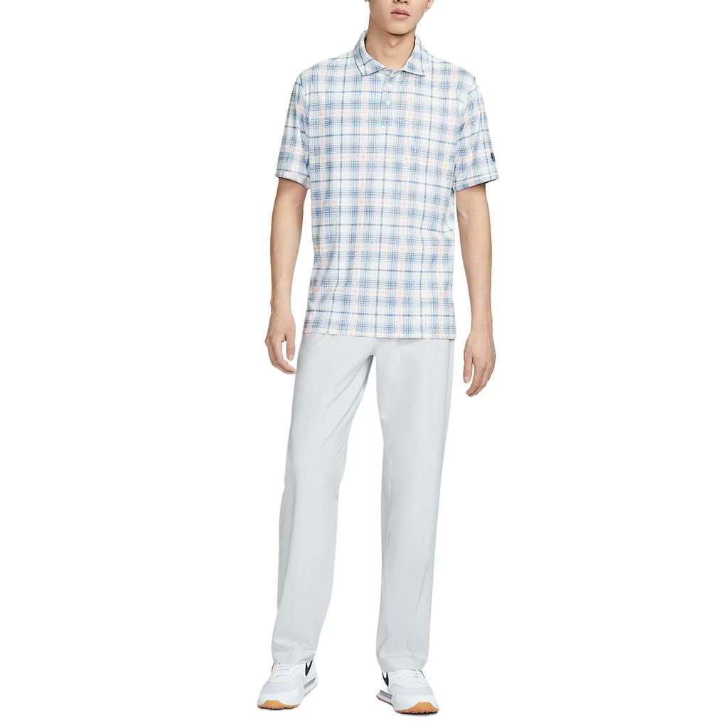 Nike Par Tartan Polo Quick-Dry Plaid T-Shirt Men tops II0787-133