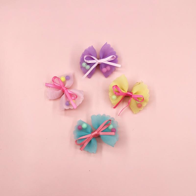 Crown Pet Bow Hair Clip Dog Head Accessories Maltese Yorkshire Cat Hair Clip Puppy Clip