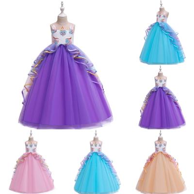 Girls Princess Gown Performance