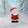 Funny Santa Claus Figurine Creative Miniature Sculpture Santa Claus Statue  Background Layout