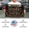 Personalizowany Znak Whiskey Cigar Bar, Dekoracja Man Cave, Prezent na Dzień Ojca Dla Taty