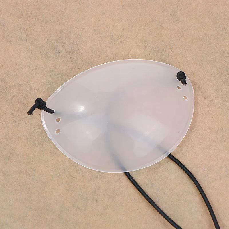 Durchscheinend Schwarz Einzelnes Augenschutz Korrektur Kinder Monokular Augenbrille Patch Amblyopie Augenbinde Ein Auge Schielen