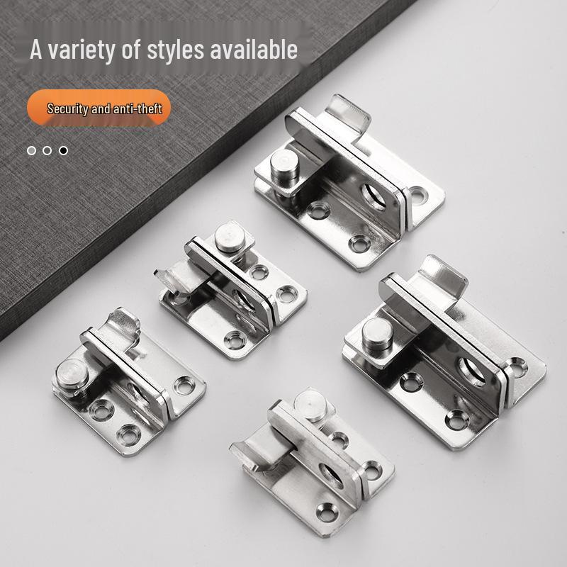 Stainless Steel Sliding Door Latch Anti-theft Buckle Lock