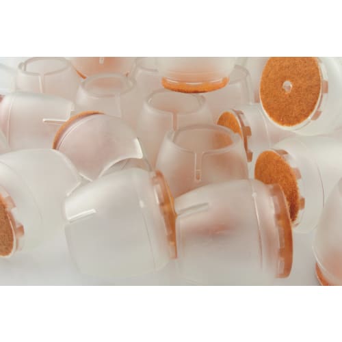 Maydahui Silicone Chair Leg Protectors (Set of 16, Round Legs - Fits 12-16mm Diameter Chair Legs) Chair Leg Caps, Reduce Noise, Prevent Floor Scratche