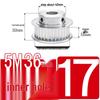 Stepped Timing Pulley 5M, 36 Teeth, T-Slot Width 16/21/27, Bore 5-25mm, BF Type.