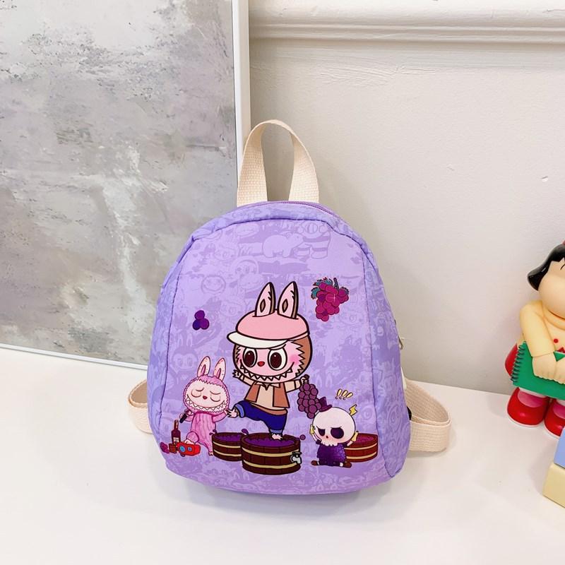Cartoon Boys And Girls Small Backpack Foreign Style Printing Outdoor Outing Baby Small Schoolbag Children'S Bag