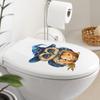 Halloween Cartoon Owl Pumpkin Bathroom Toilet Toilet Beautify Sticker