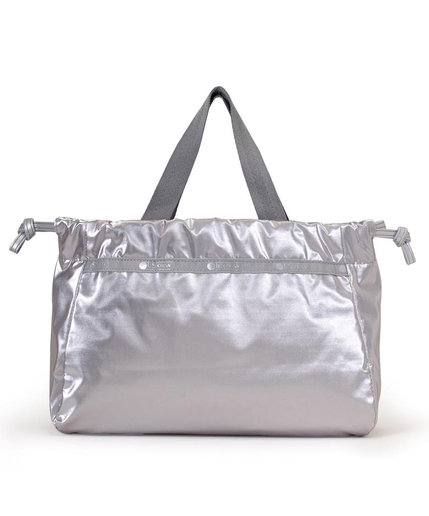CITY DRAWSTRING BAG Silver E/W /1084/Uptown Shine/Silver
