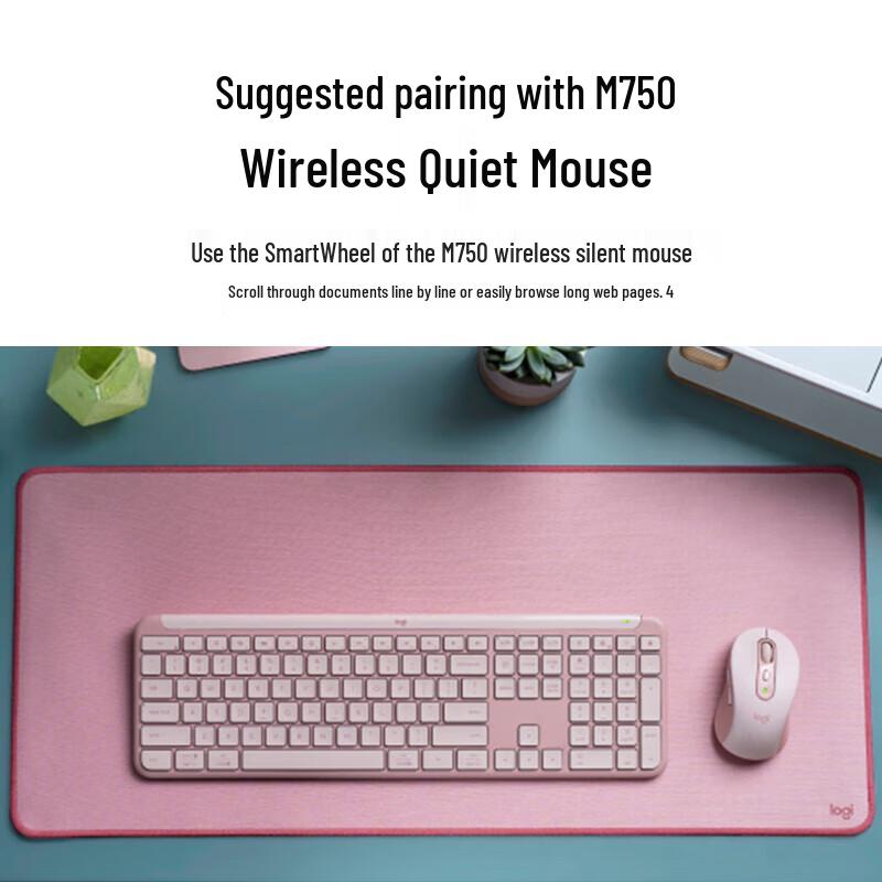 Logitech K950 Slim Silent Dual-Mode Wireless Bluetooth Keyboard