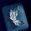 Retro Wing-shining Brooch, Light Luxury Crystal Wheat Ear Brooch, Elegant and Luxurious Brooch