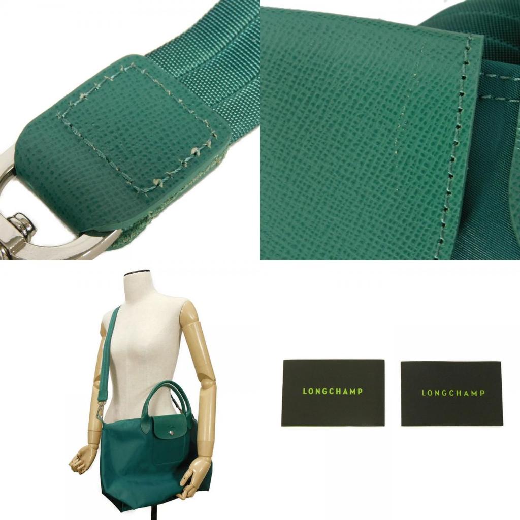 Used Le Pliage Energy Large Top Handle 2-Way Shoulder Bag (12768) Green (1515 578 033 7922) Emerald Unisex from Japan