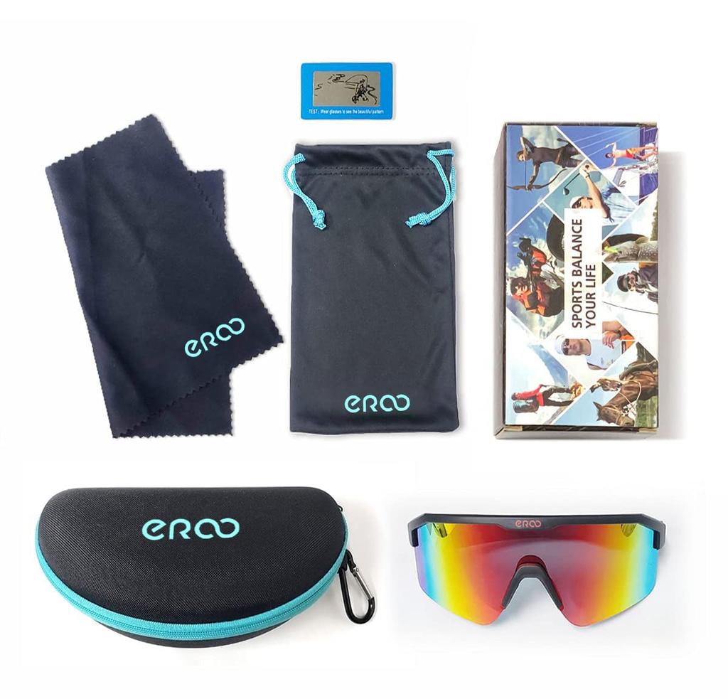 Polarized Small Sports Sunglasses for Young People and Beach and Fishing [ER00] Women, Cycling, Running, MTB, Baseball, Skiing, Volleyball,