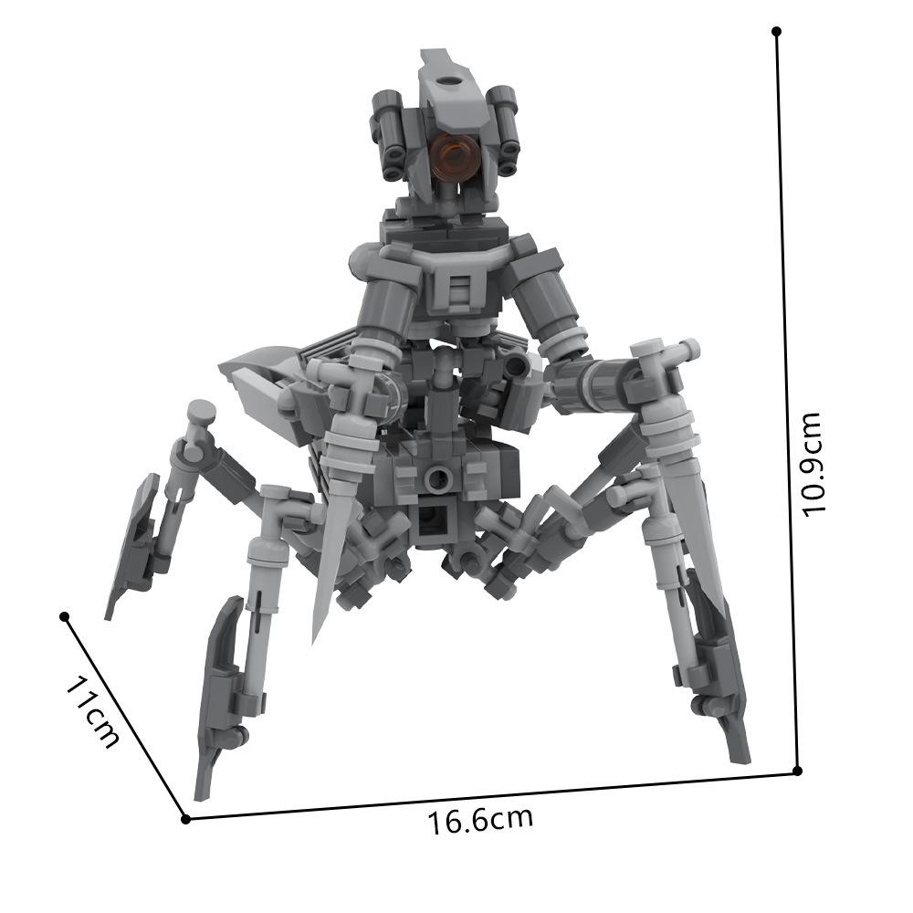 MOC Mechanical Insect Series Building Blocks: Centipede, Mosquito, Mantis - LEGO Compatible
