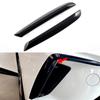 Suitable For MG4 EV2022-2024 Car Front Foglight Cover Trim Foglight Bezel Bumper Sticker Accessories ABS Carbon Fiber 2x