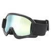 Kinder Ski Doppelschicht Antibeschlag Schnee Blendschutz Klettern Winddicht Brille(schwarz )