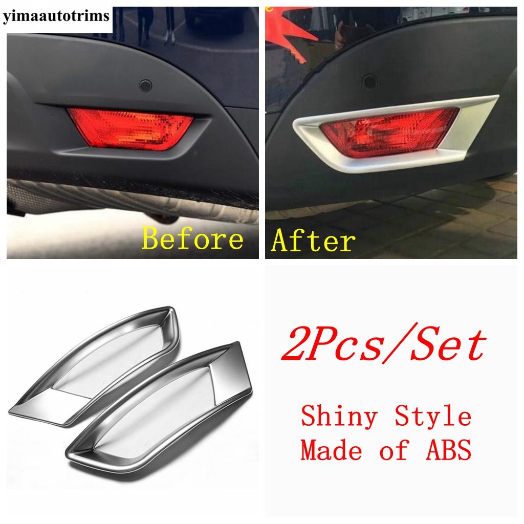 ABS Chrome Front Head Foglight Eyebrow Rear Lamps Lights Frame Cover Trim For Jaguar F-Pace 2017 -  Car Accessories Exterior