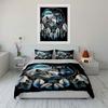 Wolves, dreamcatcher, moon, feathers. Bedding sets Duvet cover sets Duvet covers Pillowcases(1 * Duvet Cover 2 * Pillowcases without duvet insert)