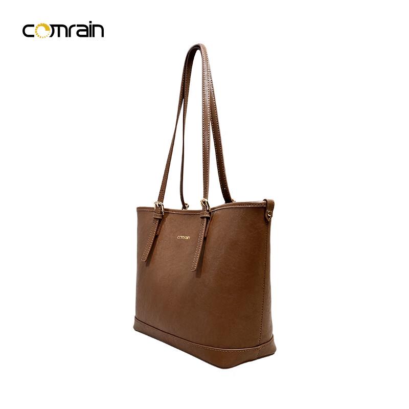 COMRAIN Women's Leather Tote Shoulder Bag