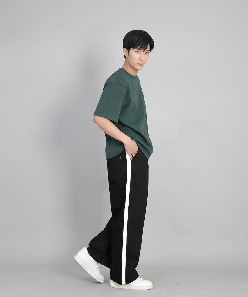 Seinteukeulu White P-Line Ex Wide Pants Plw-341 Black