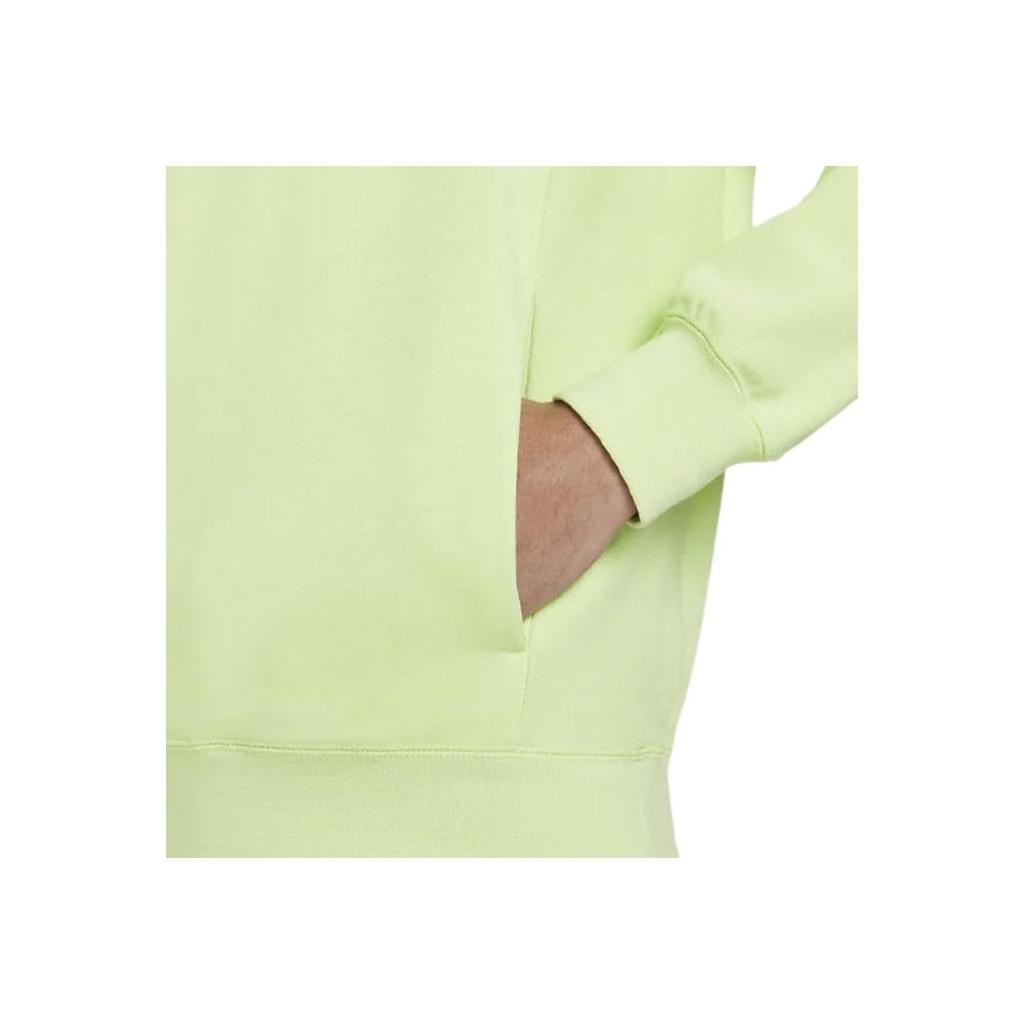 Jordan Solid Color Hoodie with Logo Print & Drawstring Men Tops Light-Lemon DV1291-383