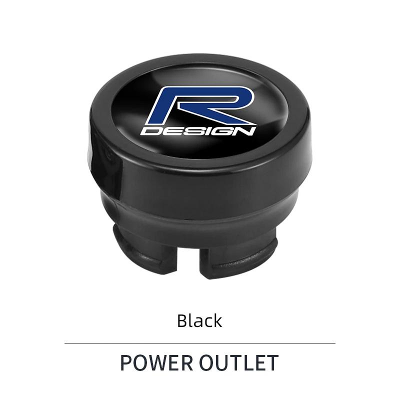 Car Cigarette Lighter Cap Auto Lighter Dust Proof Cover Accessorie For Volvo Rdesign XC60 XC90 XC40 V50 V60 V40 S60 C30 V70 S90