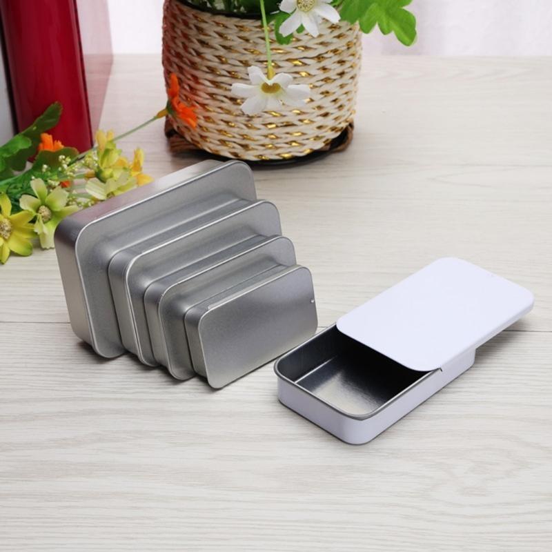 2 Pieces Portable Iron Organizers Container Boxes for Small Items Organization