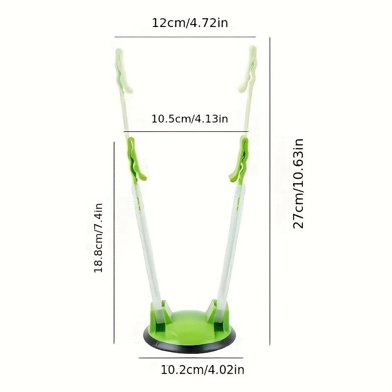 1PC Adjustable Non Slip Ziplock Storage Bag Holder Bag Clip Hands-Free Plastic Hand Baggy Rack Sandwichs Bag Rack Kitchen Gadget
