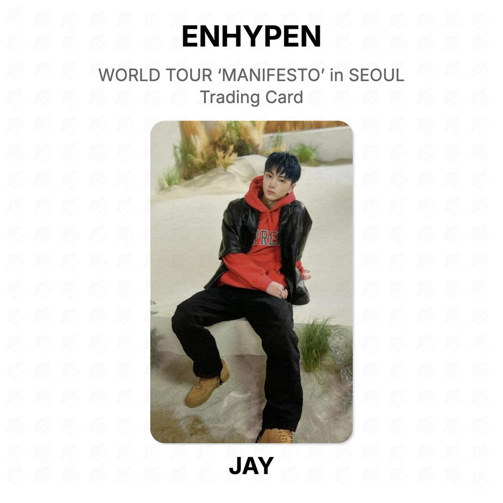 ENHYPEN WORLD TOUR ‘MANIFESTO’ in SEOUL Trading Card Official Photocard