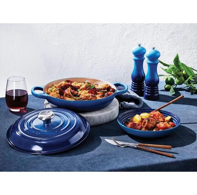 Le Creuset Gourmet Professional Saucepan, Cast Iron, Round, 30 Cm, 3.5 L, Azure (21180302202430)