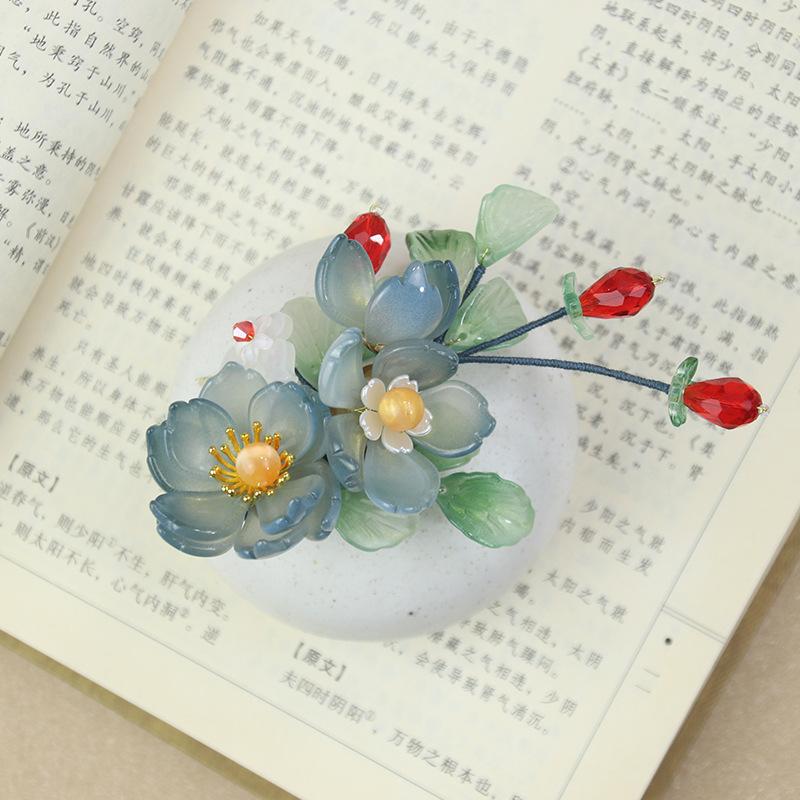 Super Fairy Flower Hairpins Side Clips Pearl Headpieces for Women Girls Daily Hair Jewelry Bride Wedding Hairclips Fashion