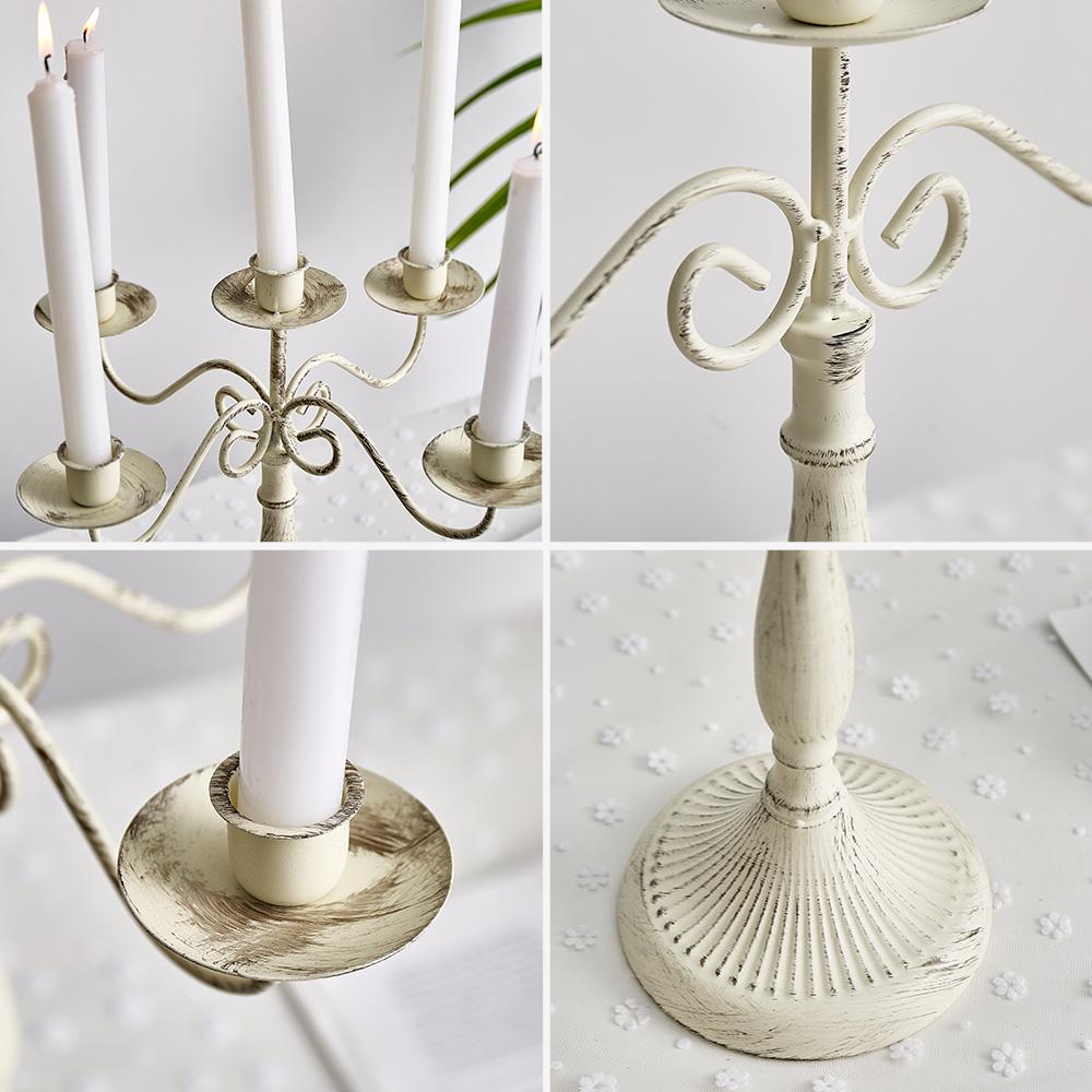 Portacandele in Metallo Stile Nordico Candelabro Centrotavola Guida Strada Centrotavola Matrimonio Decorazione Natale Regalo Amore