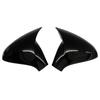 For Peugeot 207 308 2006-2012 Car Horn Rearview Side Mirror Cover Wing Cap Exterior Door Housing Shell ABS Trim Sticker